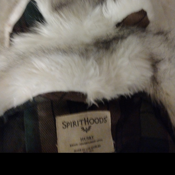 Vintage Rave SpiritHoods Faux Husky Fur Scarf - Picture 3 of 4